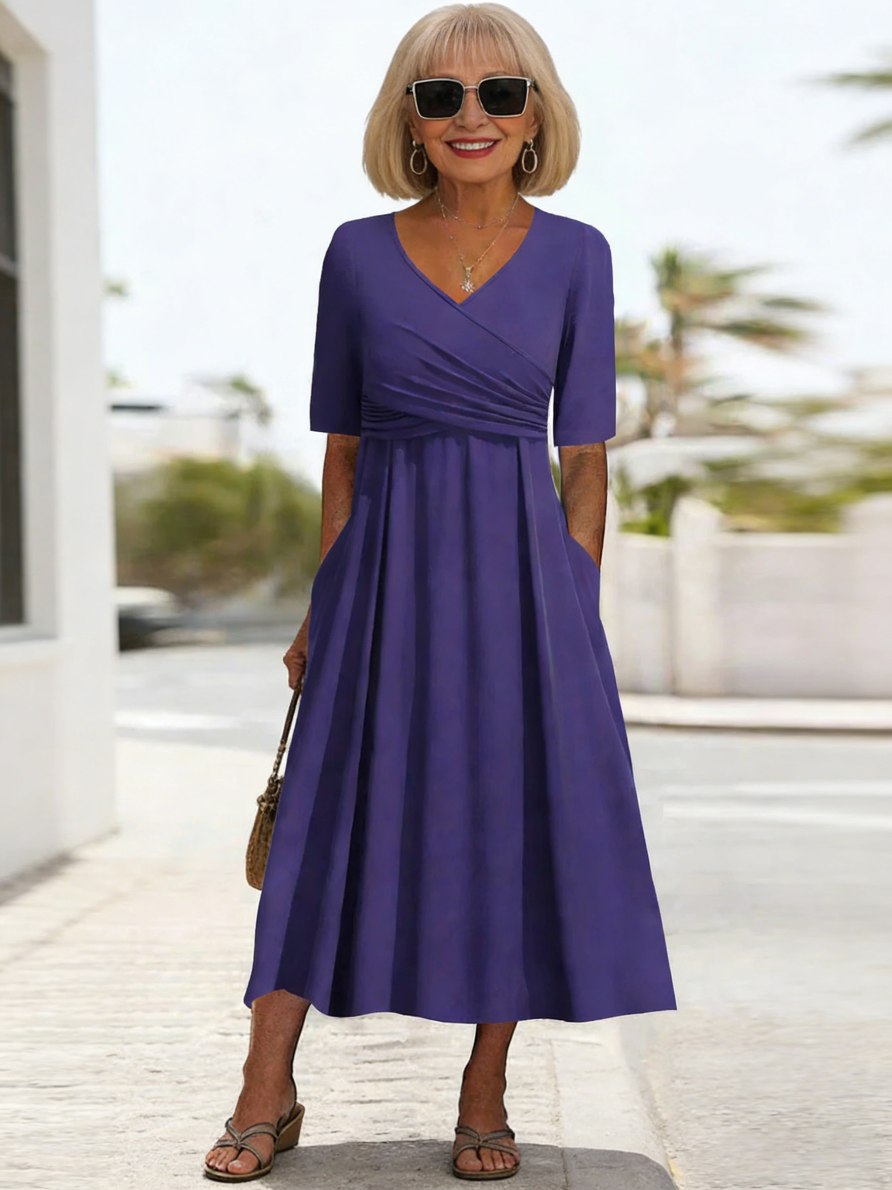 Short Sleeve Dress Women's Personality Dress