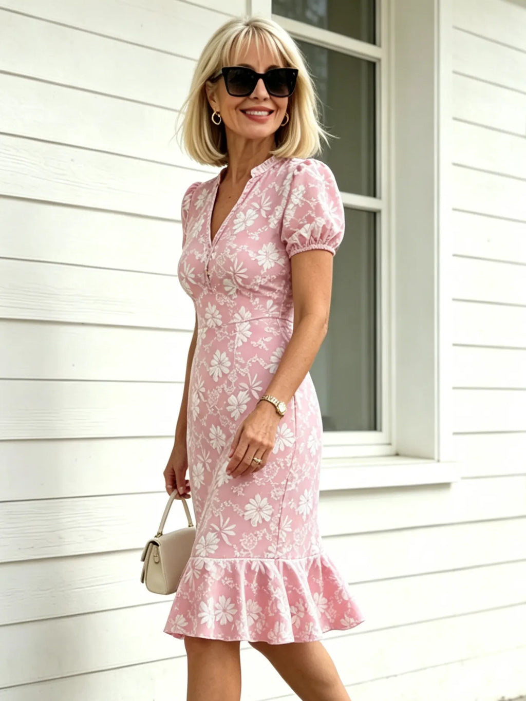 Textured Fabric Zipper Short Sleeve Slim Fit Hip Wrap Fashion Temperament Casual Versatile Dress