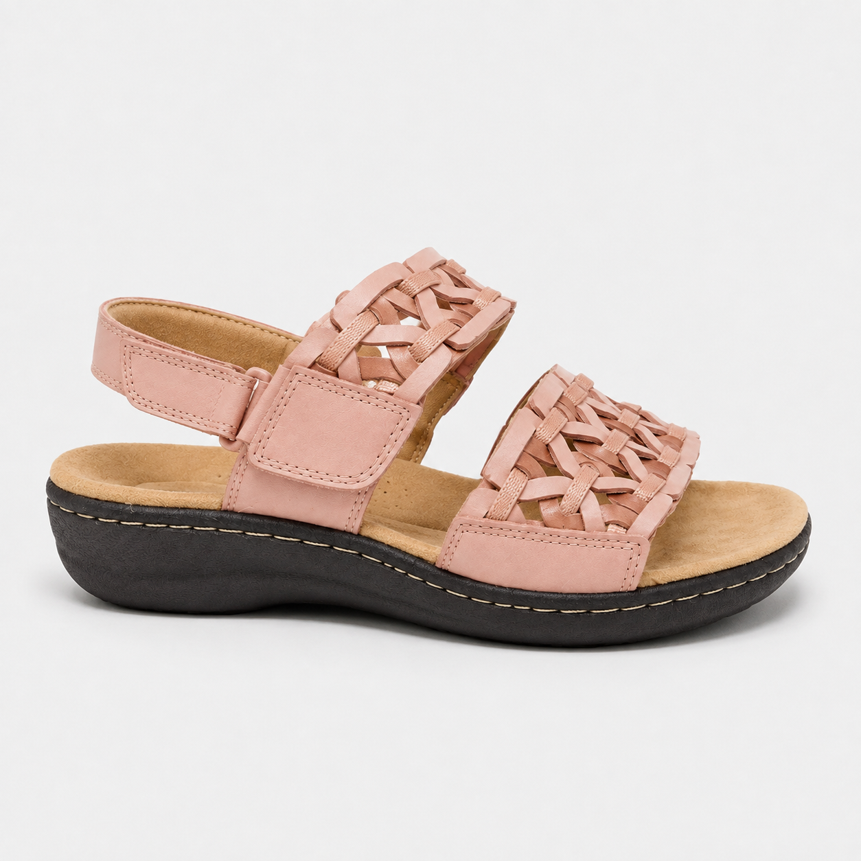 Women‘s CloudStep Leather Slide Sandals
