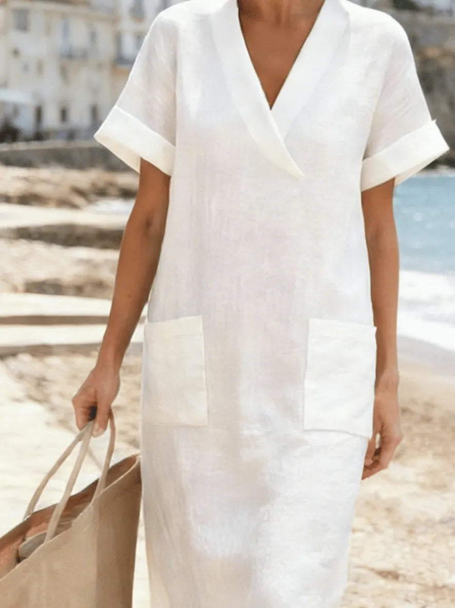 Women's Casual Loose Short-Sleeved Dress