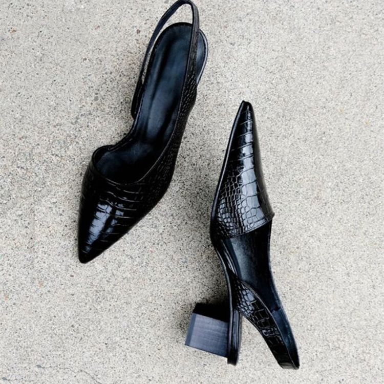 Sandals Sexy Temperament Chunky Heel High Heel