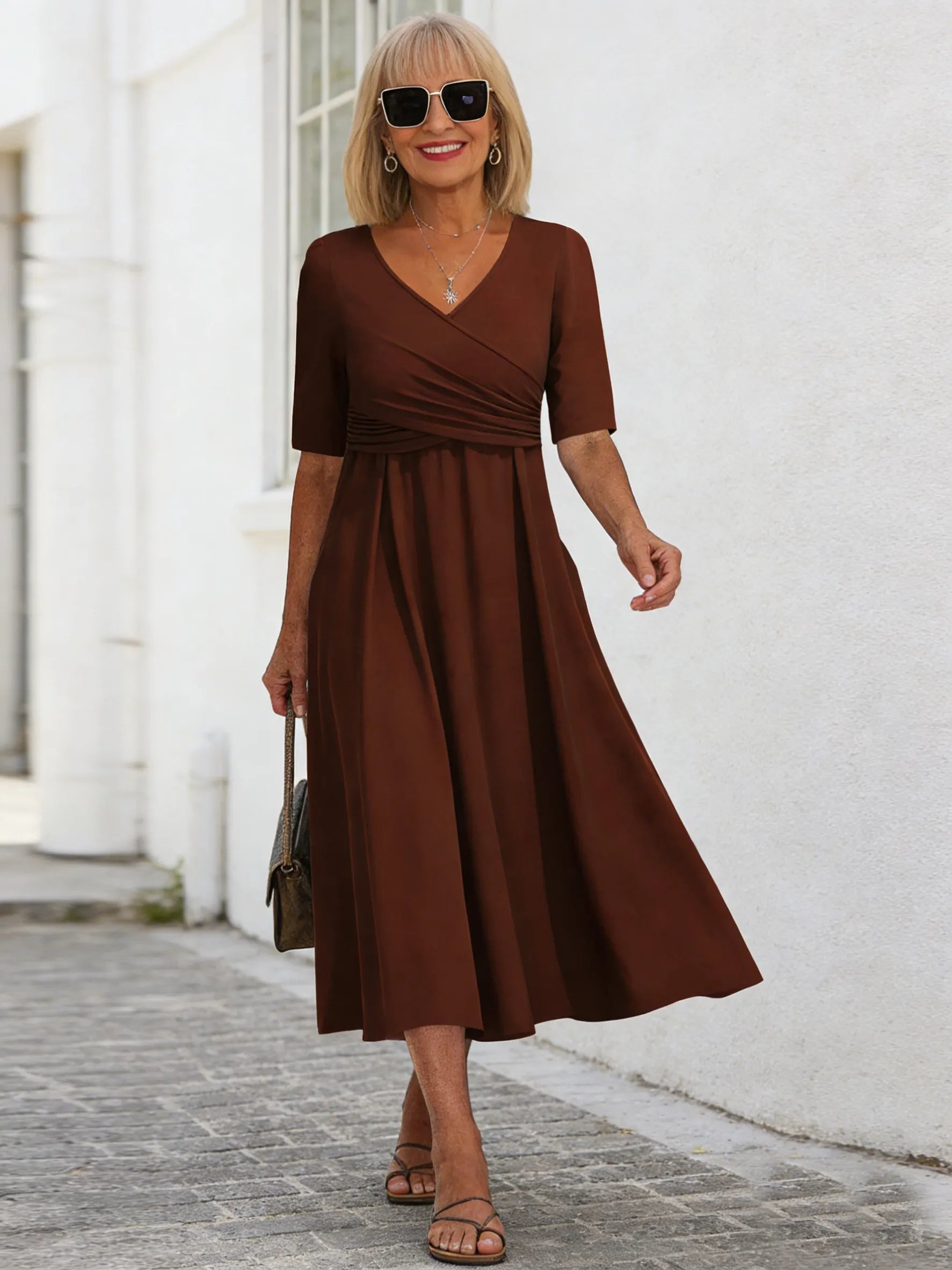 Short Sleeve Dress Women's Personality Dress