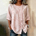 Women's Casual Floral Print Short-sleeved Top