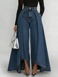 Women's High-Waisted Relaxed Wide-Leg Jeans – Effortless Everyday Comfort