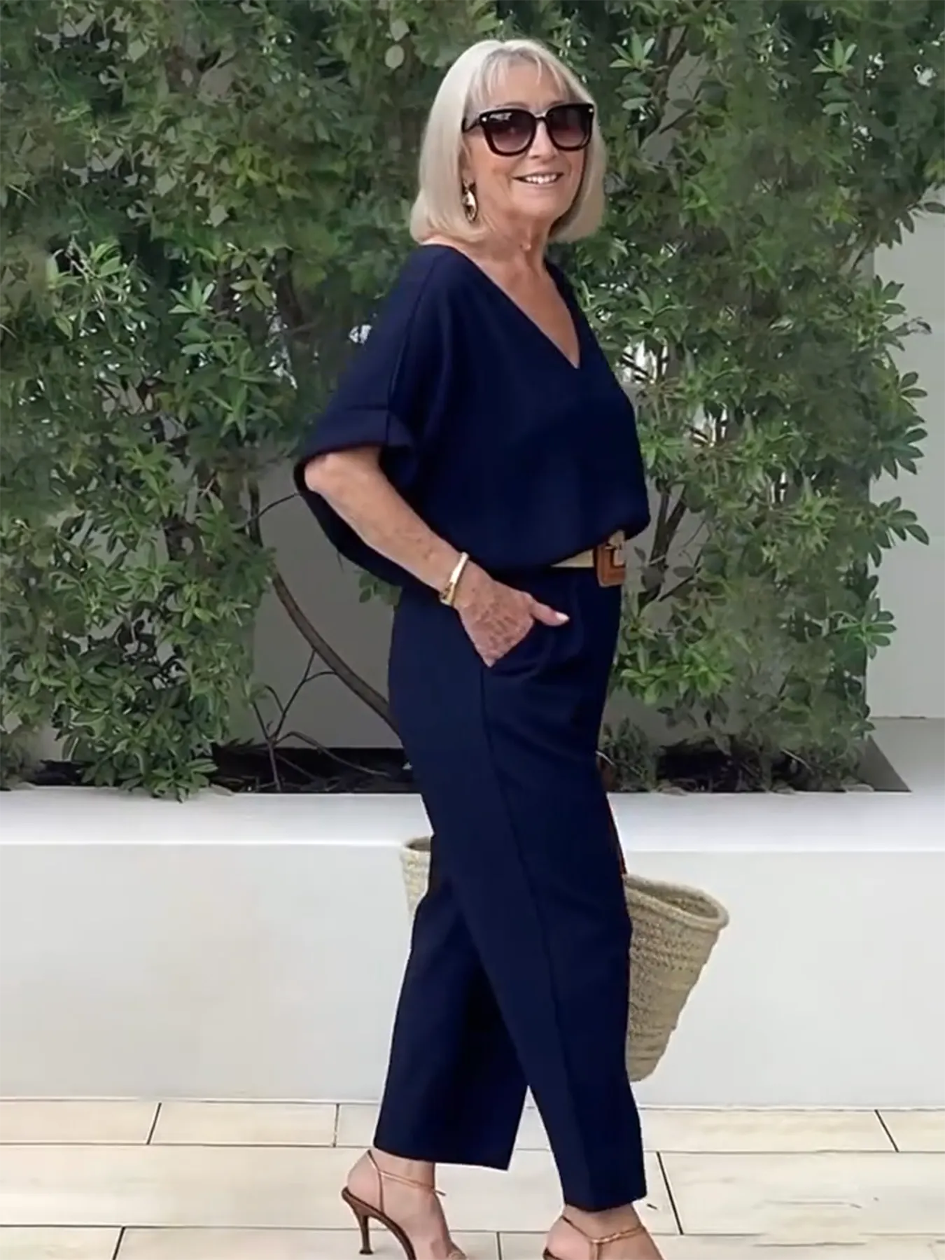Cotton and Linen Two-piece Button Style Casual and Soft