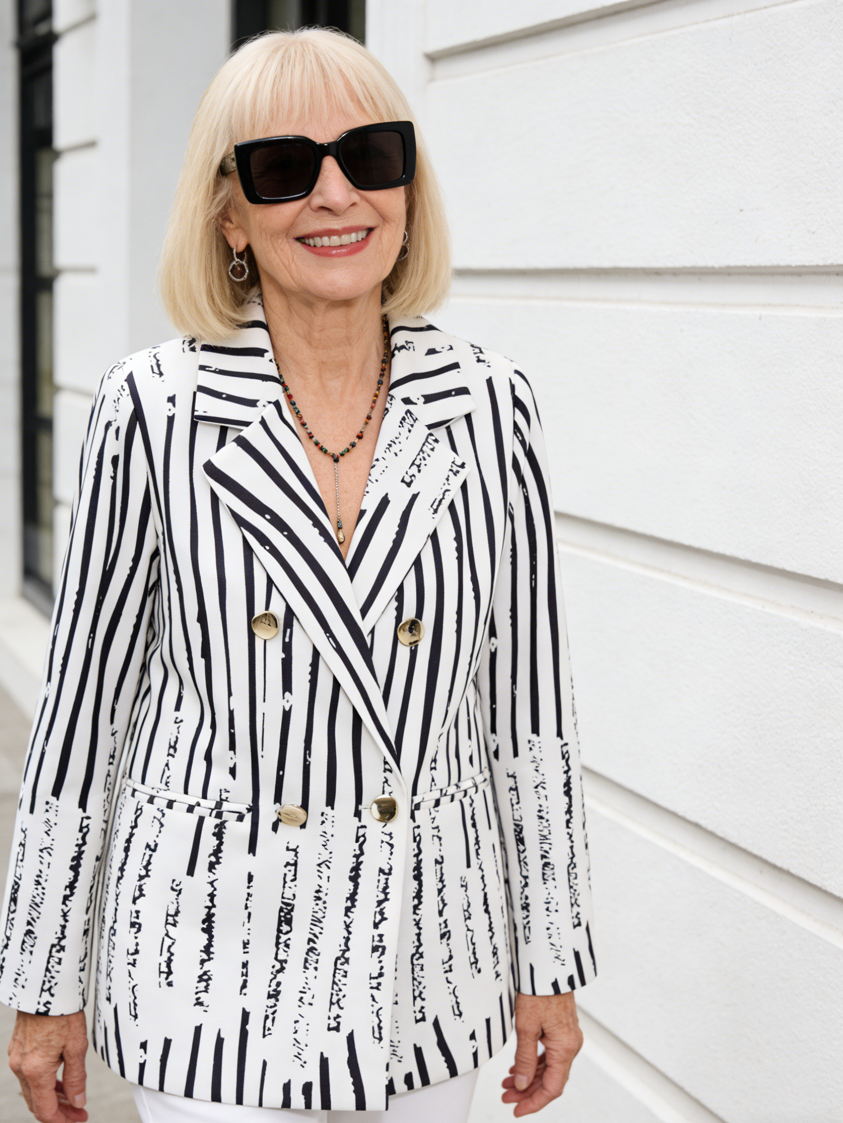 Classic Blazer Solid Color Leisure Cotton Coat for Women