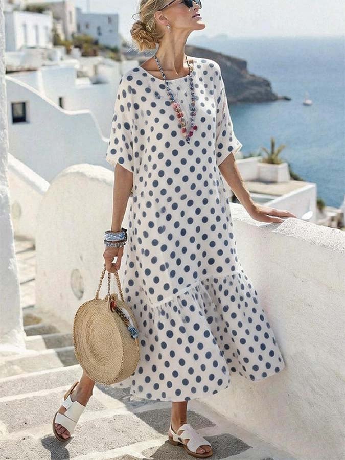 Women'S Casual Printed Dress