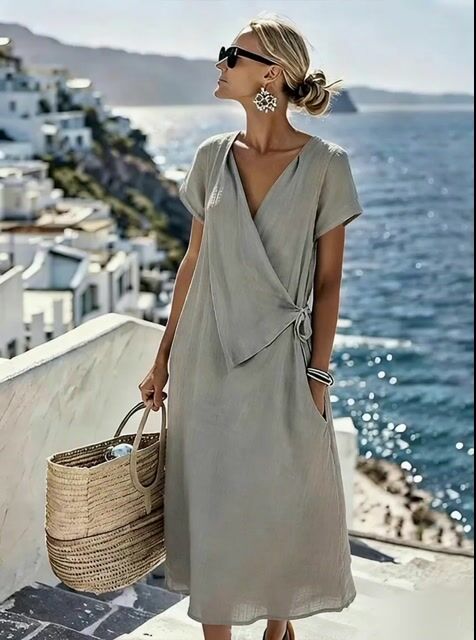 Women'S Vacation Solid Dress