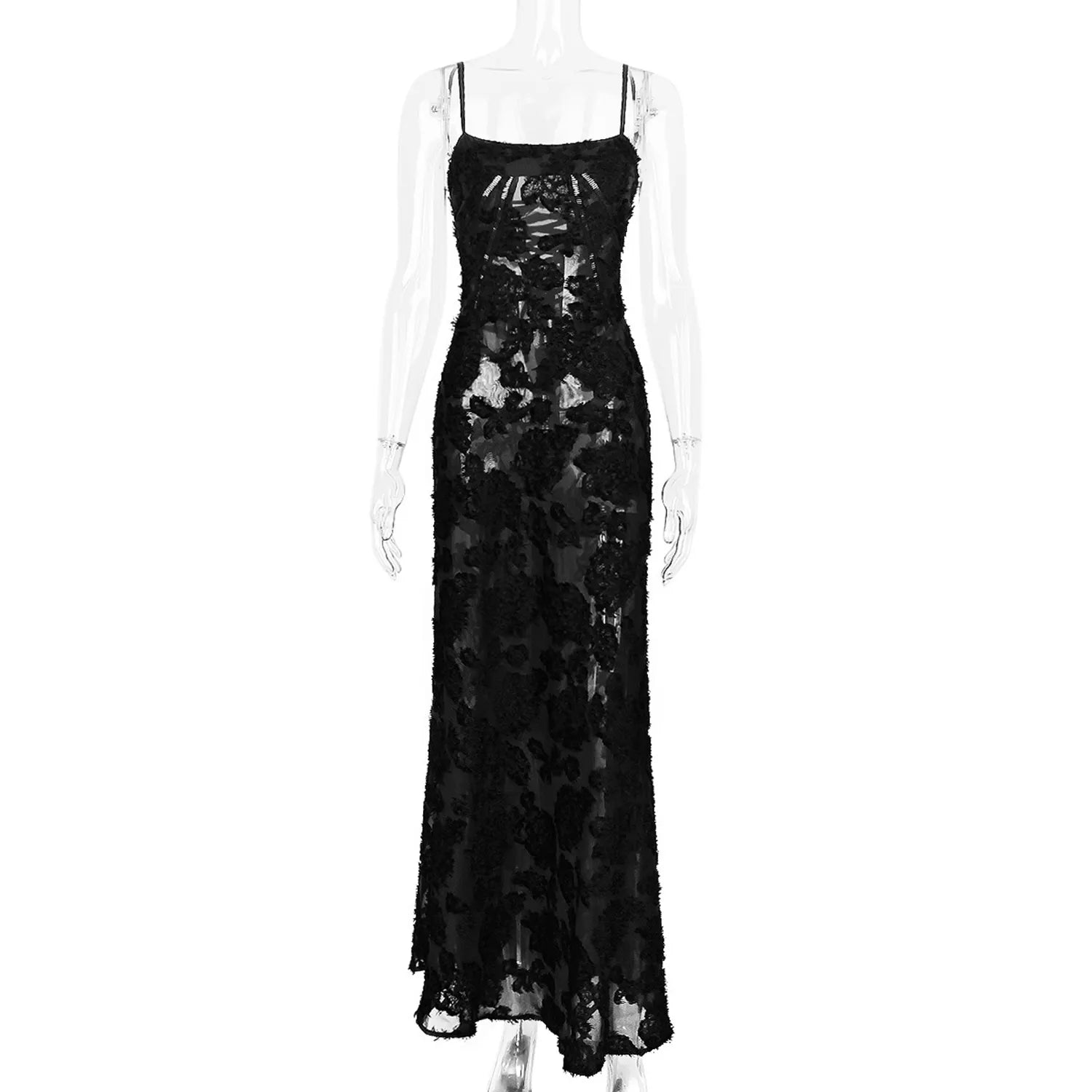Women's Fashion Tube Top Word Collar Evening Dress