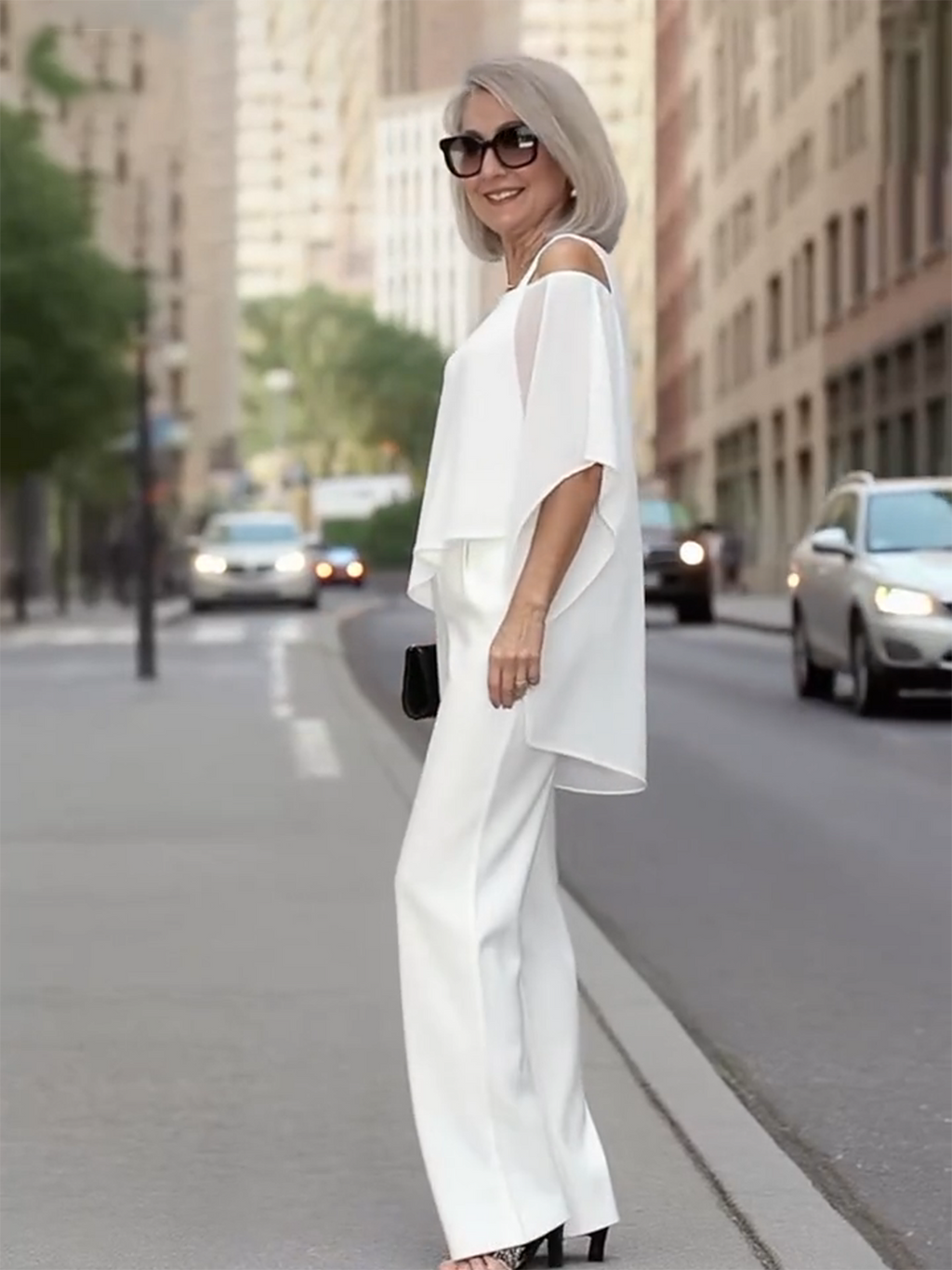 2Pcs Bat Sleeve Top Trousers Women's Casual Off-the-shoulder Irregular Party Suit Elegant Two-piece Set