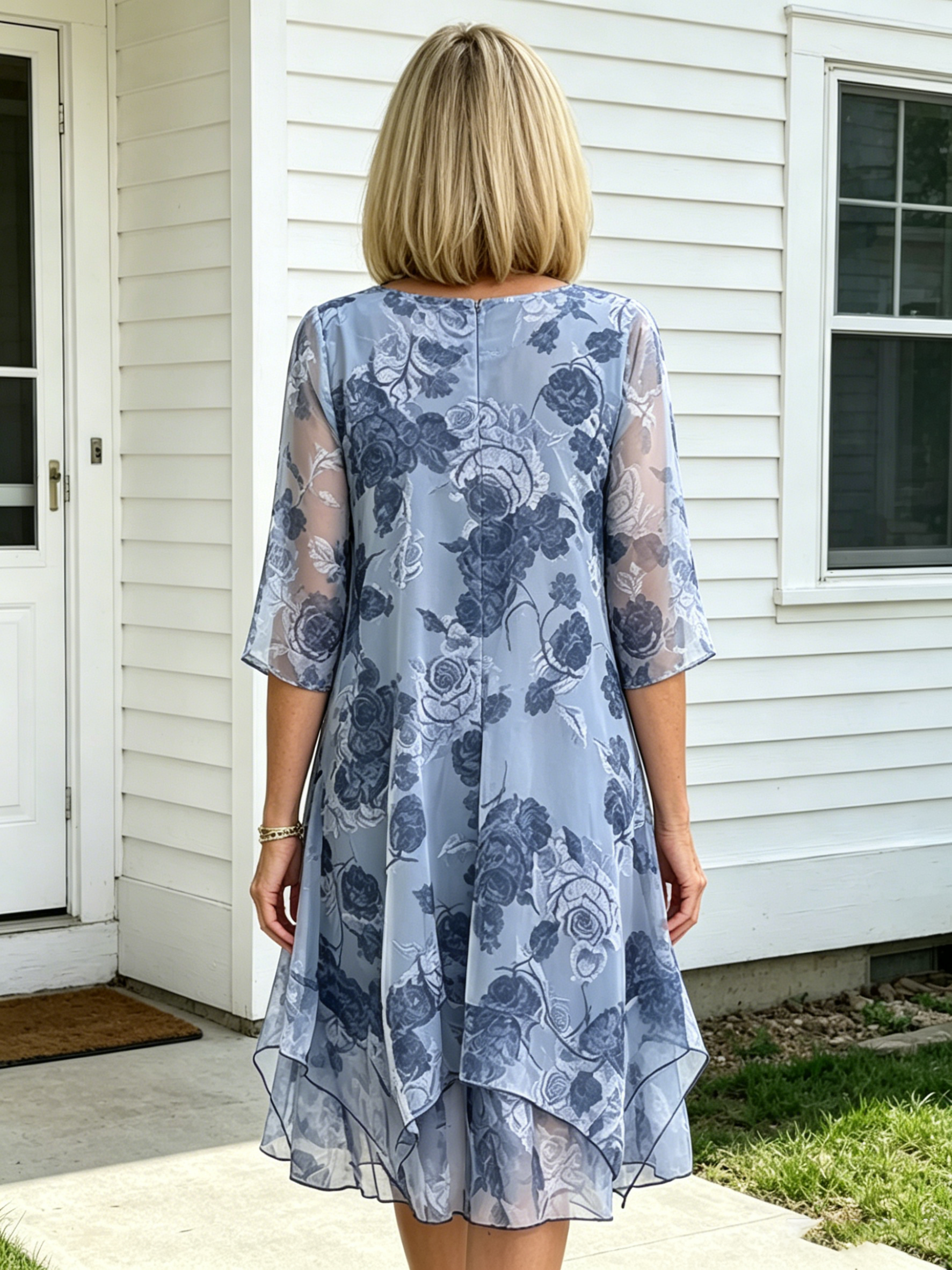 Double-layer Party Dress Cocktail Dress Wedding Guest Dress Dress