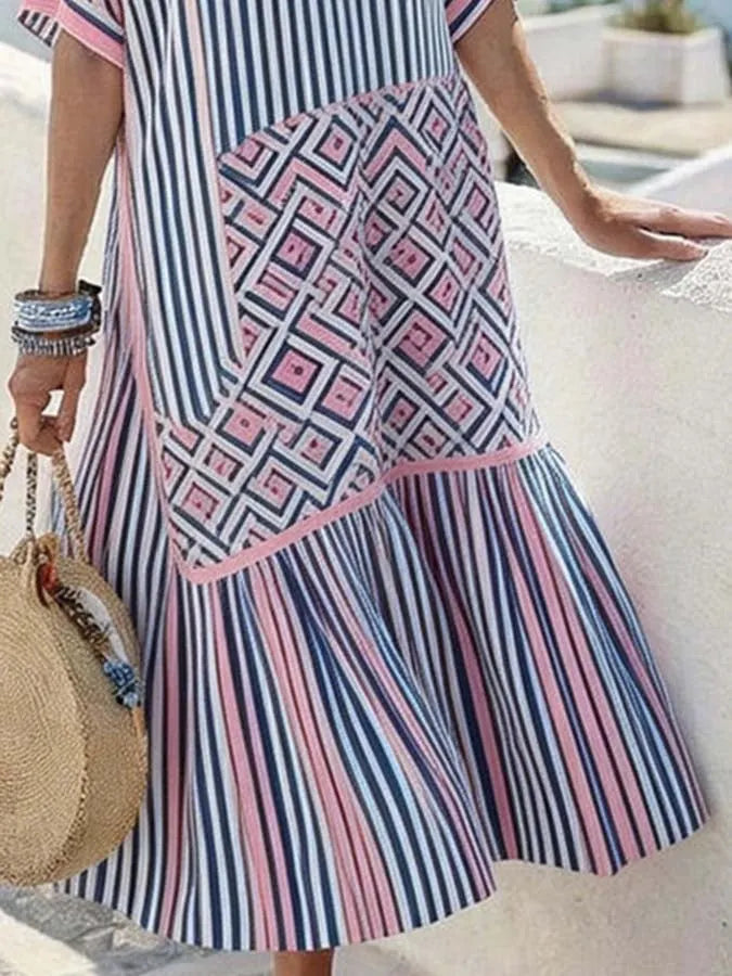 Women'S Casual Printed Dress