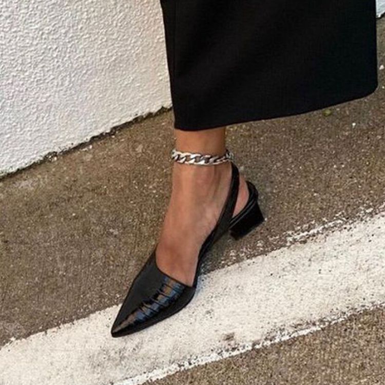 Sandals Sexy Temperament Chunky Heel High Heel