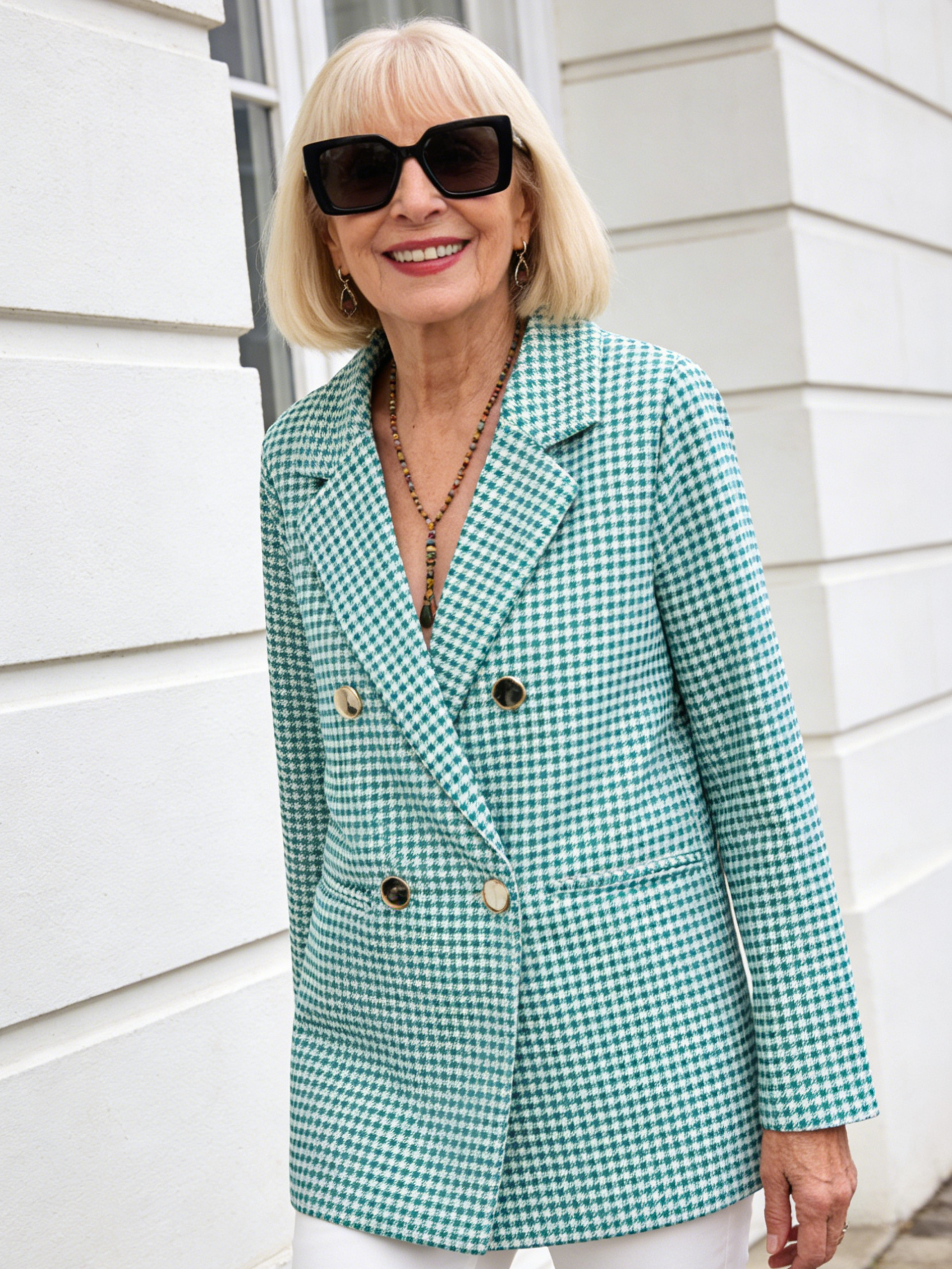 Classic Blazer Solid Color Leisure Cotton Coat for Women