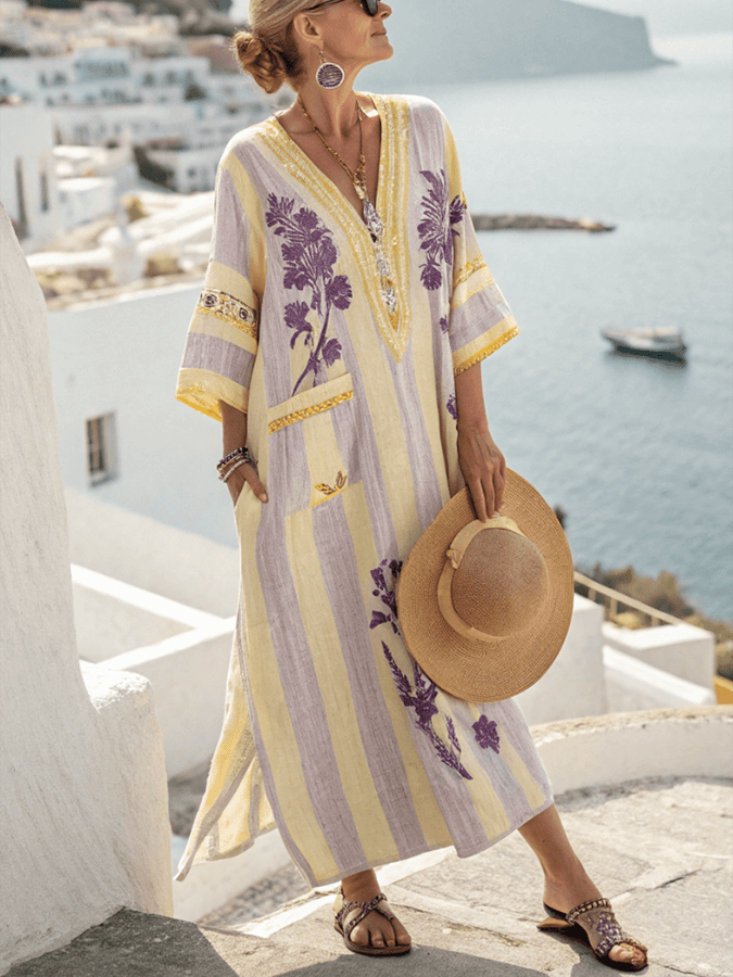 Ladies Loose Printed Dress
