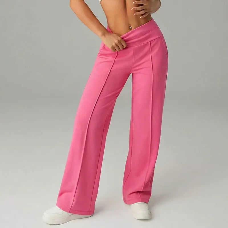 🔥🎁New arrival 50% OFF💕Women's Plain Loose Straight Leg Pants