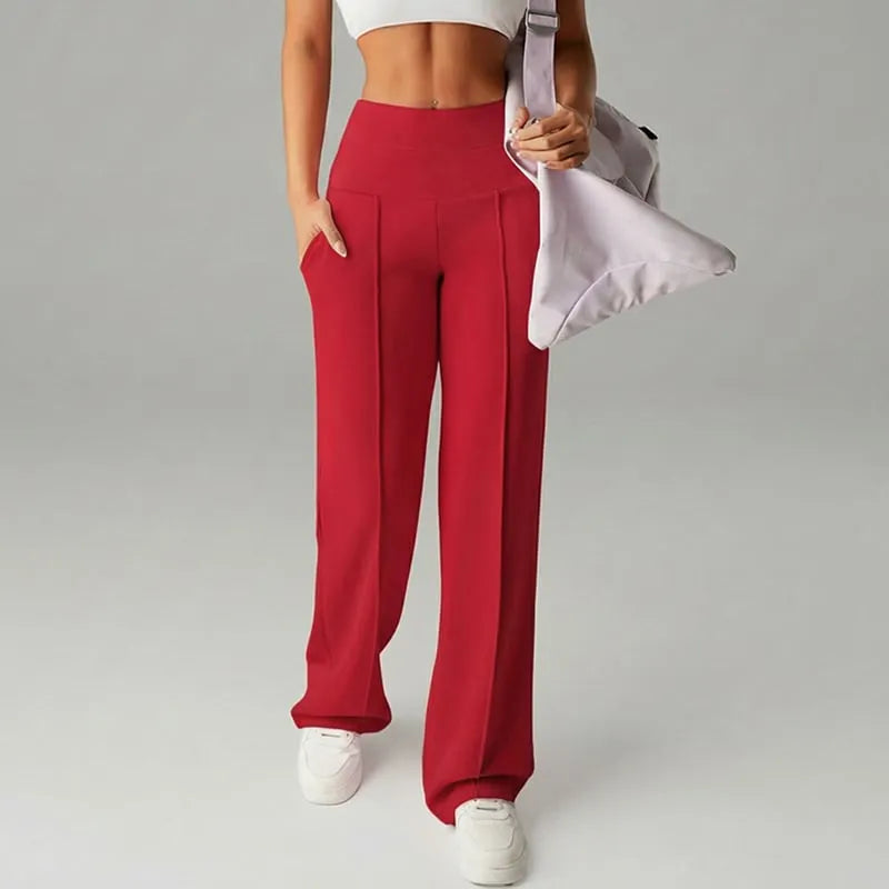 🔥🎁New arrival 50% OFF💕Women's Plain Loose Straight Leg Pants