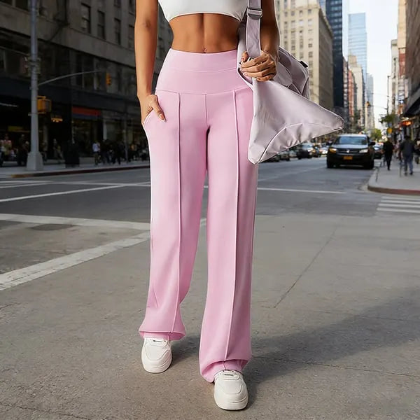 🔥🎁New arrival 50% OFF💕Women's Plain Loose Straight Leg Pants