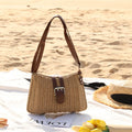 One-Shoulder Portable Straw Bag Woven Bag Crossbody Bag
