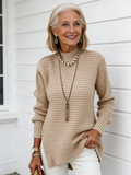 Loose Lazy Wind Long Sleeve Pullover Knitted Sweater Women