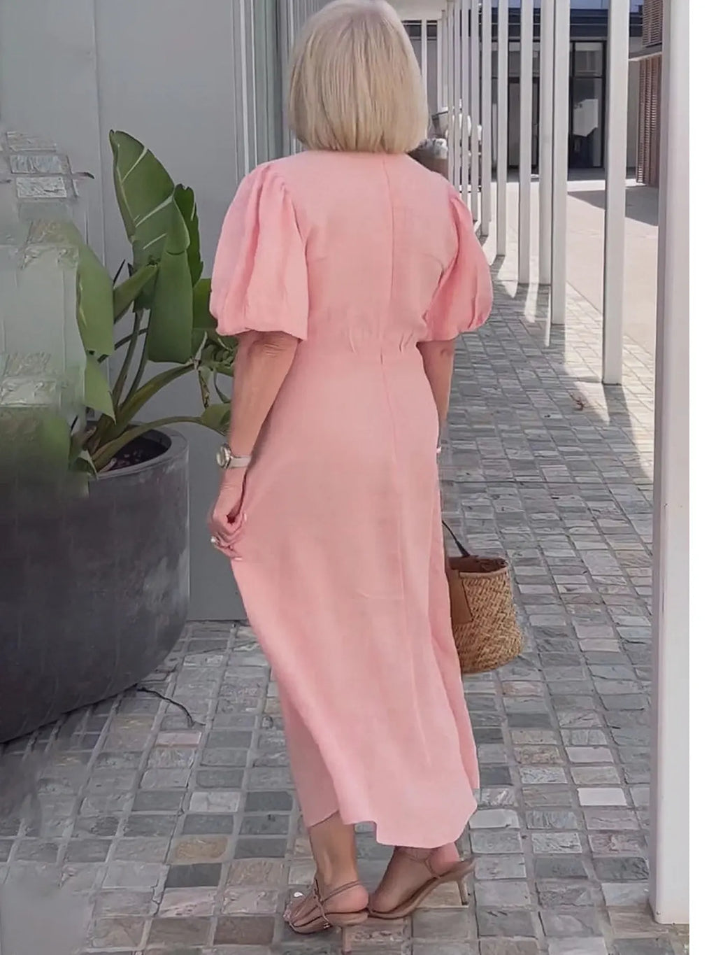 Bow Elegant Tunic Dress