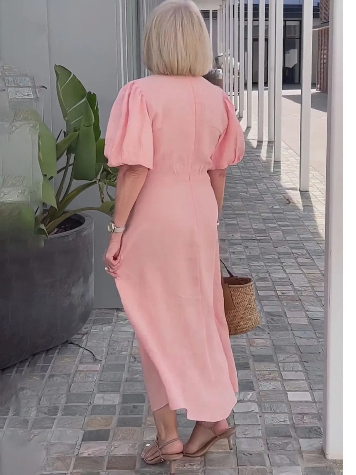 Bow Elegant Tunic Dress