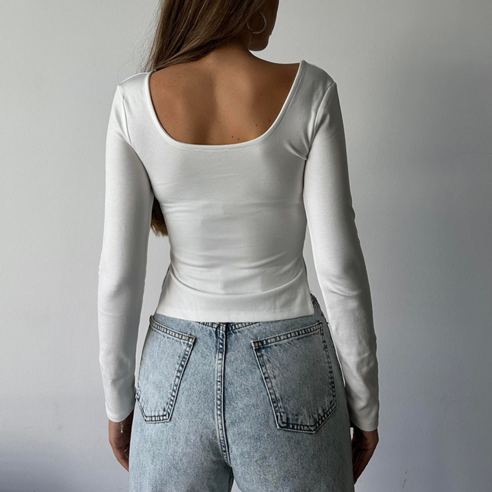 Women's Casual Long-sleeved Bottoming Shirt