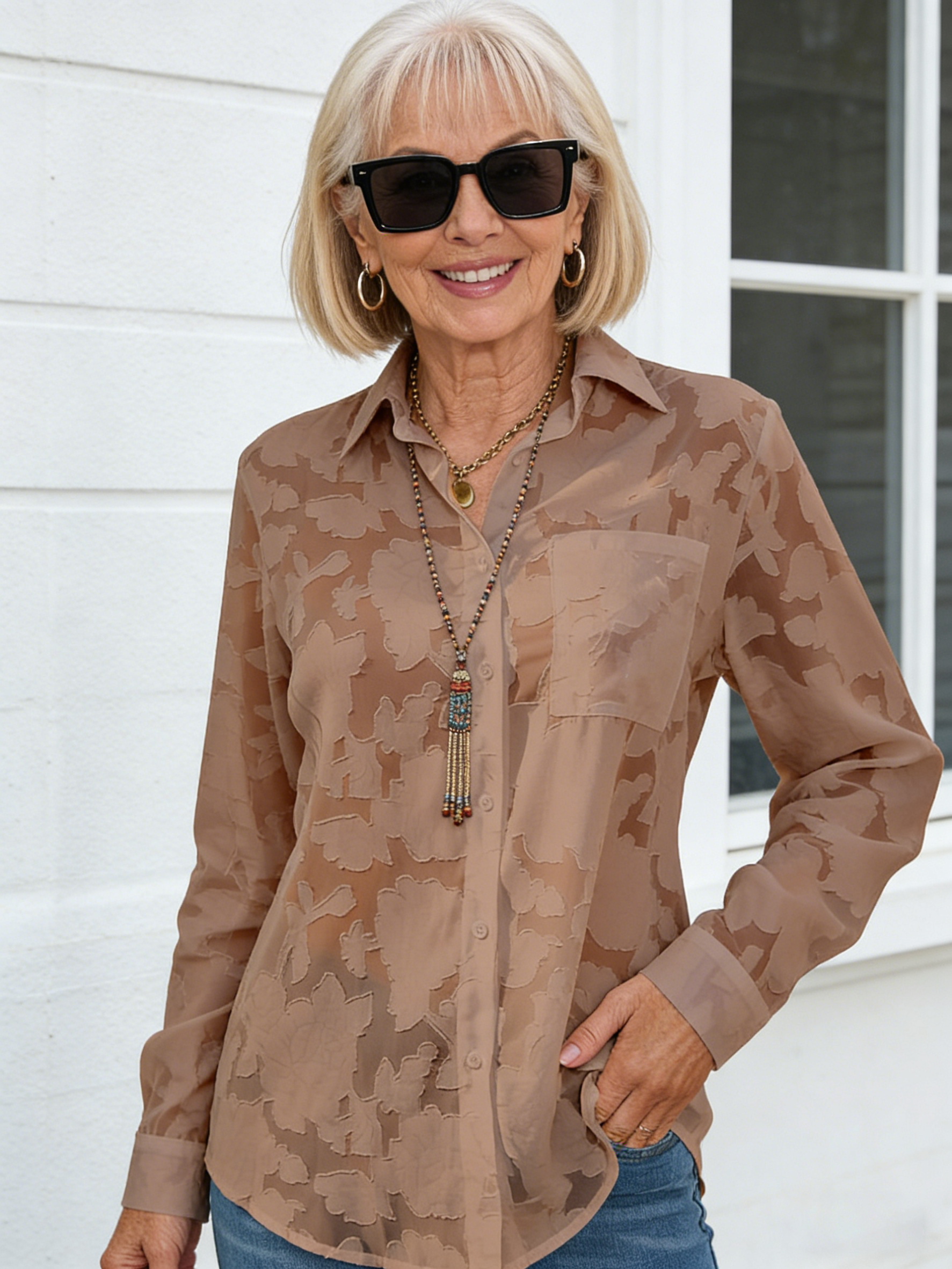 Casual Chiffon Top