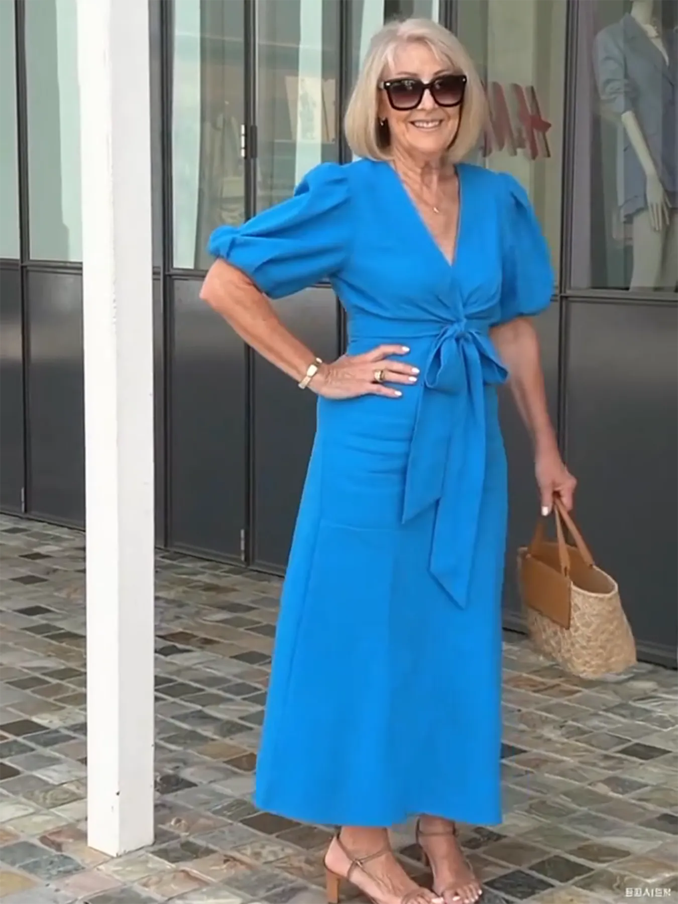 Bow Elegant Tunic Dress