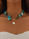 Bohemian Irregular Shell Bead Necklace Holiday Retro Sea Star Personality Necklace