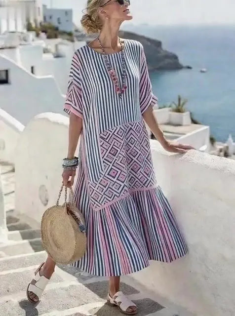 Women'S Casual Printed Dress