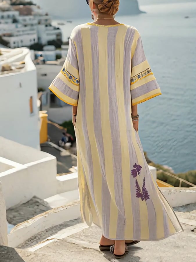 Ladies Loose Printed Dress