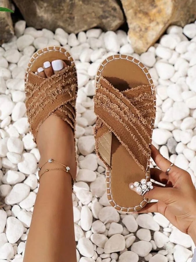 Women's Bohemian Straw Sandals