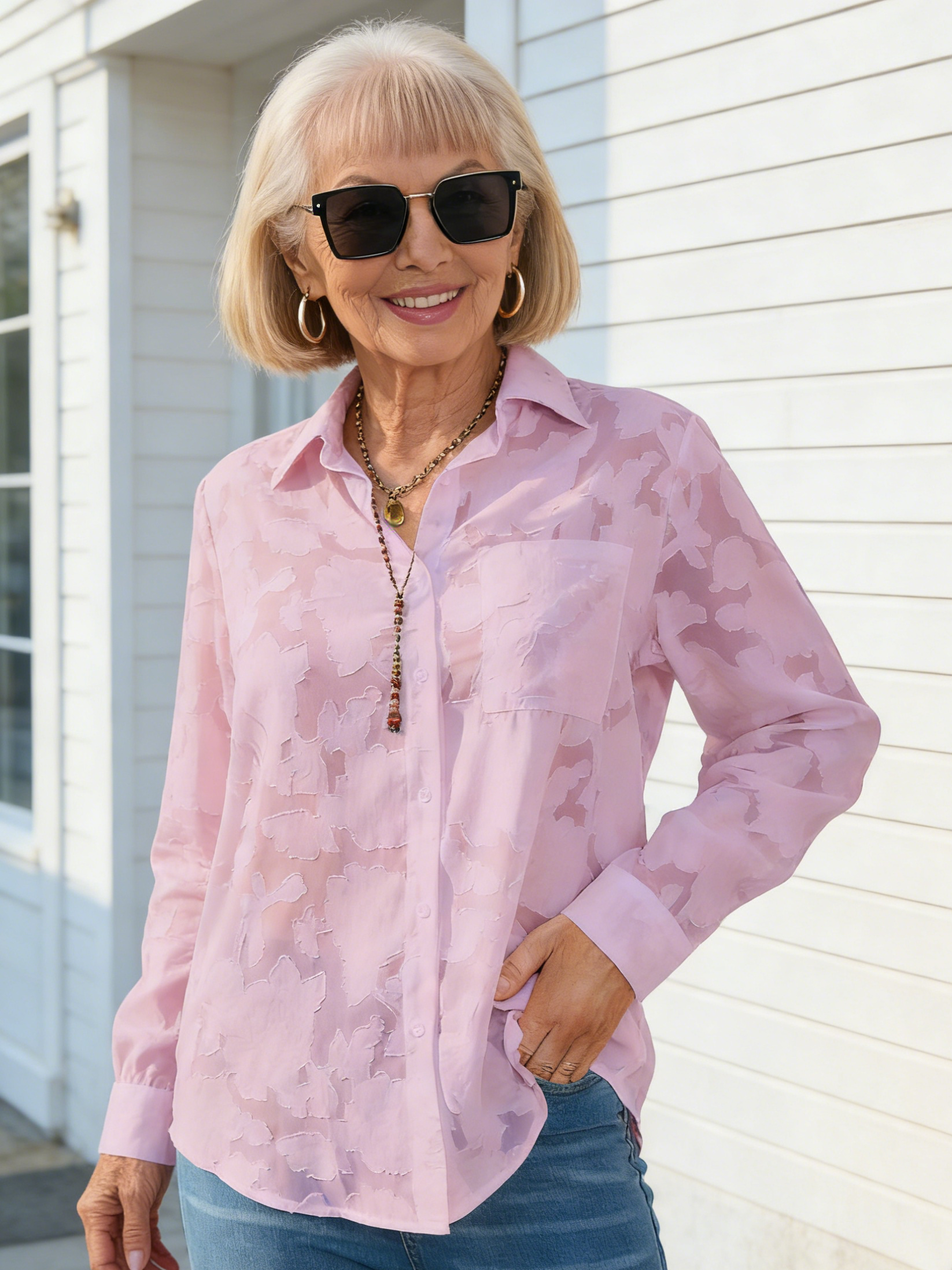 Casual Chiffon Top
