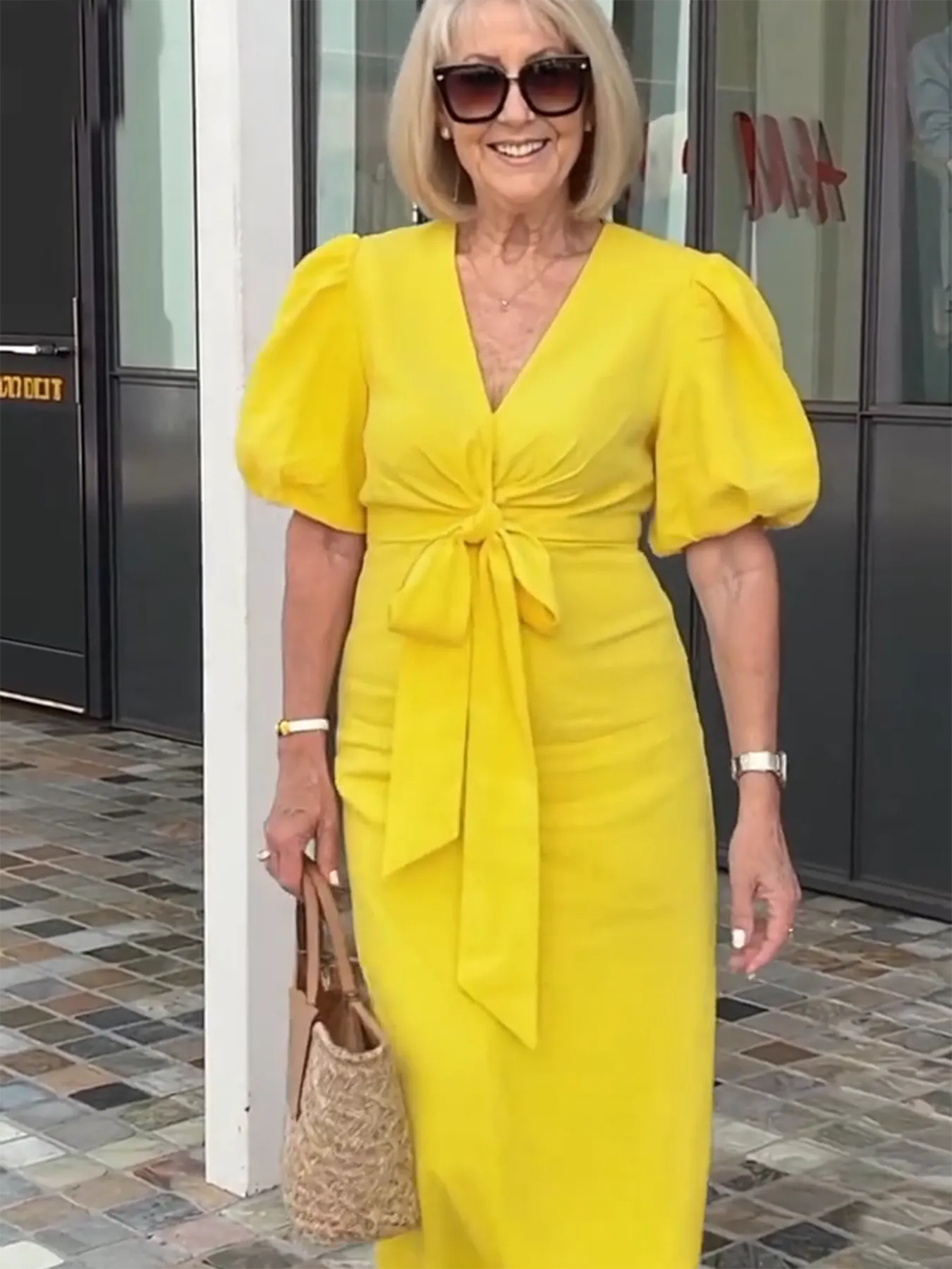 Bow Elegant Tunic Dress