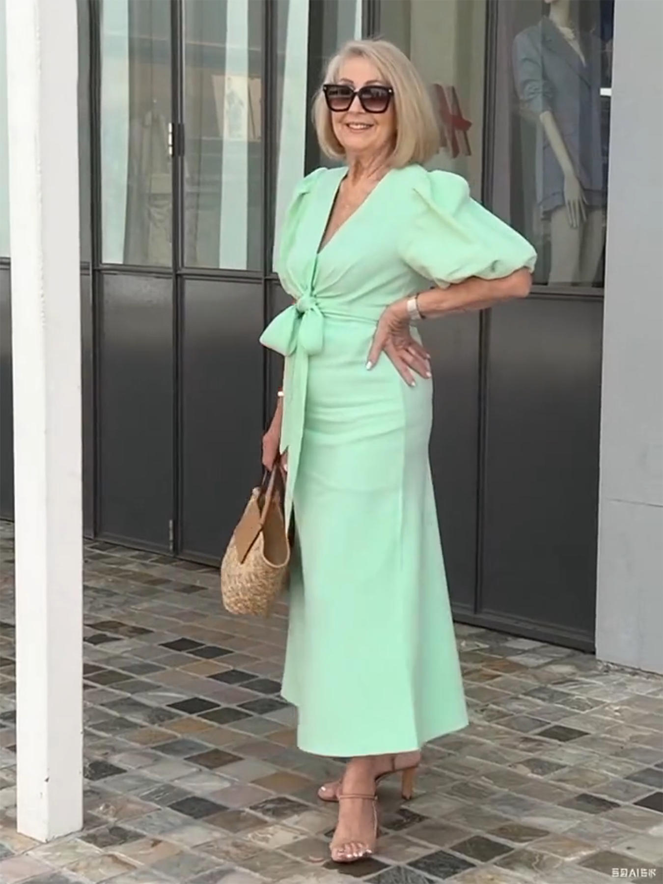 Bow Elegant Tunic Dress
