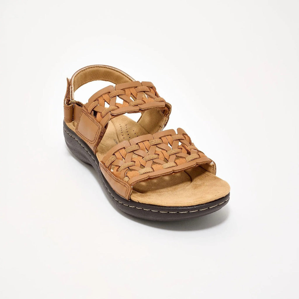 Women‘s CloudStep Leather Slide Sandals
