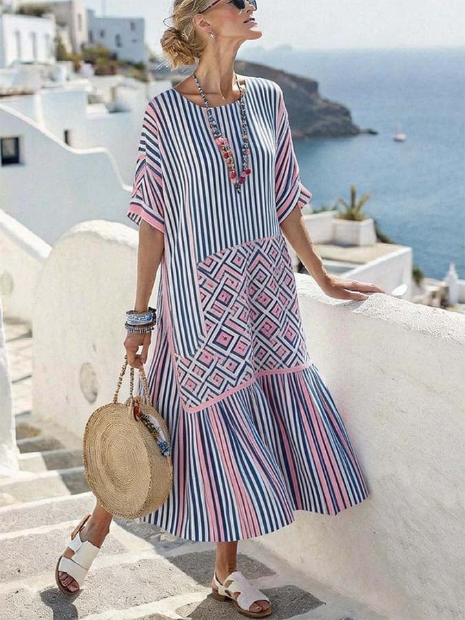 Women'S Casual Printed Dress