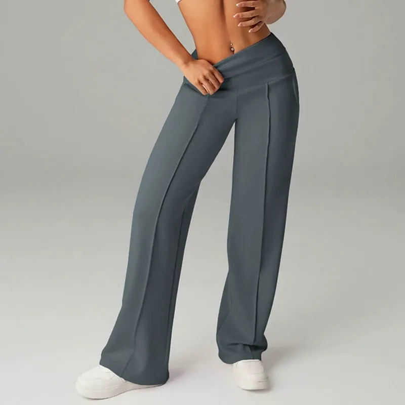 🔥🎁New arrival 50% OFF💕Women's Plain Loose Straight Leg Pants
