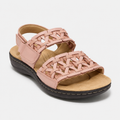 Women‘s CloudStep Leather Slide Sandals