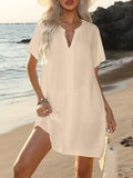 Women'S Casual Solid Color  Dress