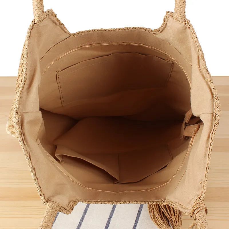 Seaside Travel Tote Bag Versatile Large-capacity Handbag