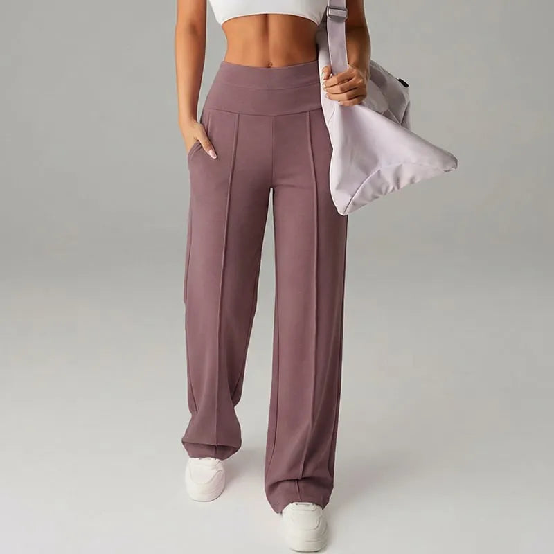 🔥🎁New arrival 50% OFF💕Women's Plain Loose Straight Leg Pants