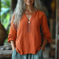 Women's Linen Vintage Shirt