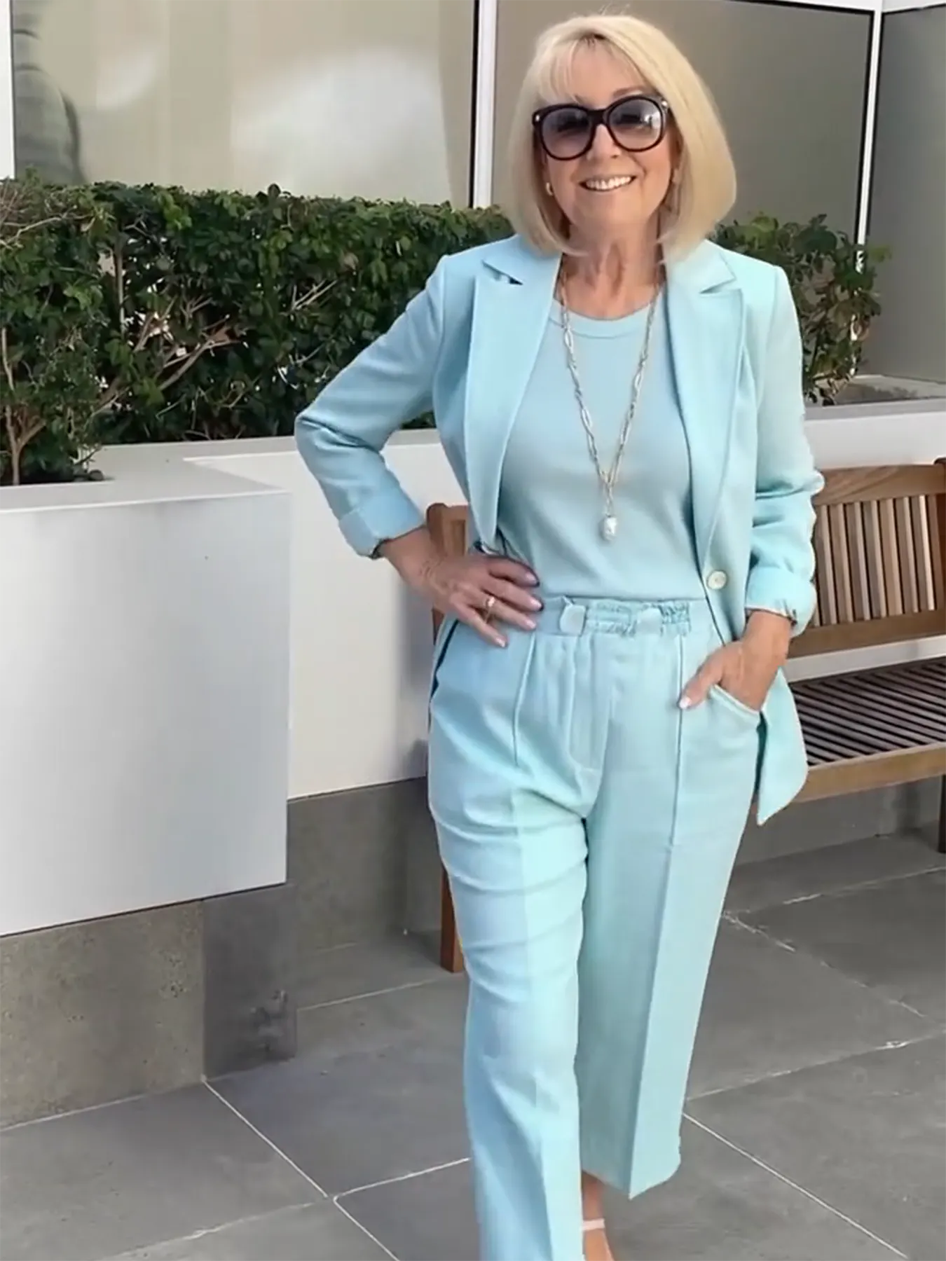 Suit Top Lengthened Trousers Two-Piece Suit