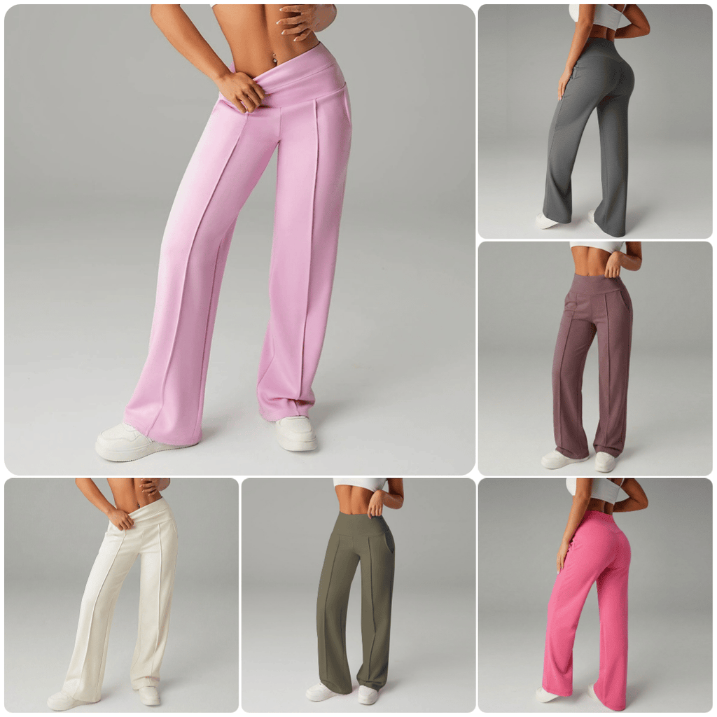🔥🎁New arrival 50% OFF💕Women's Plain Loose Straight Leg Pants