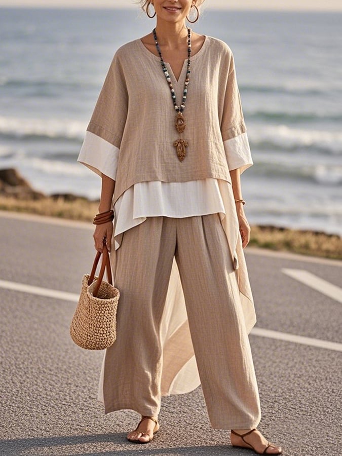 Women'S Loose Pants Suit