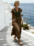Women's V-Neck Casual Dress