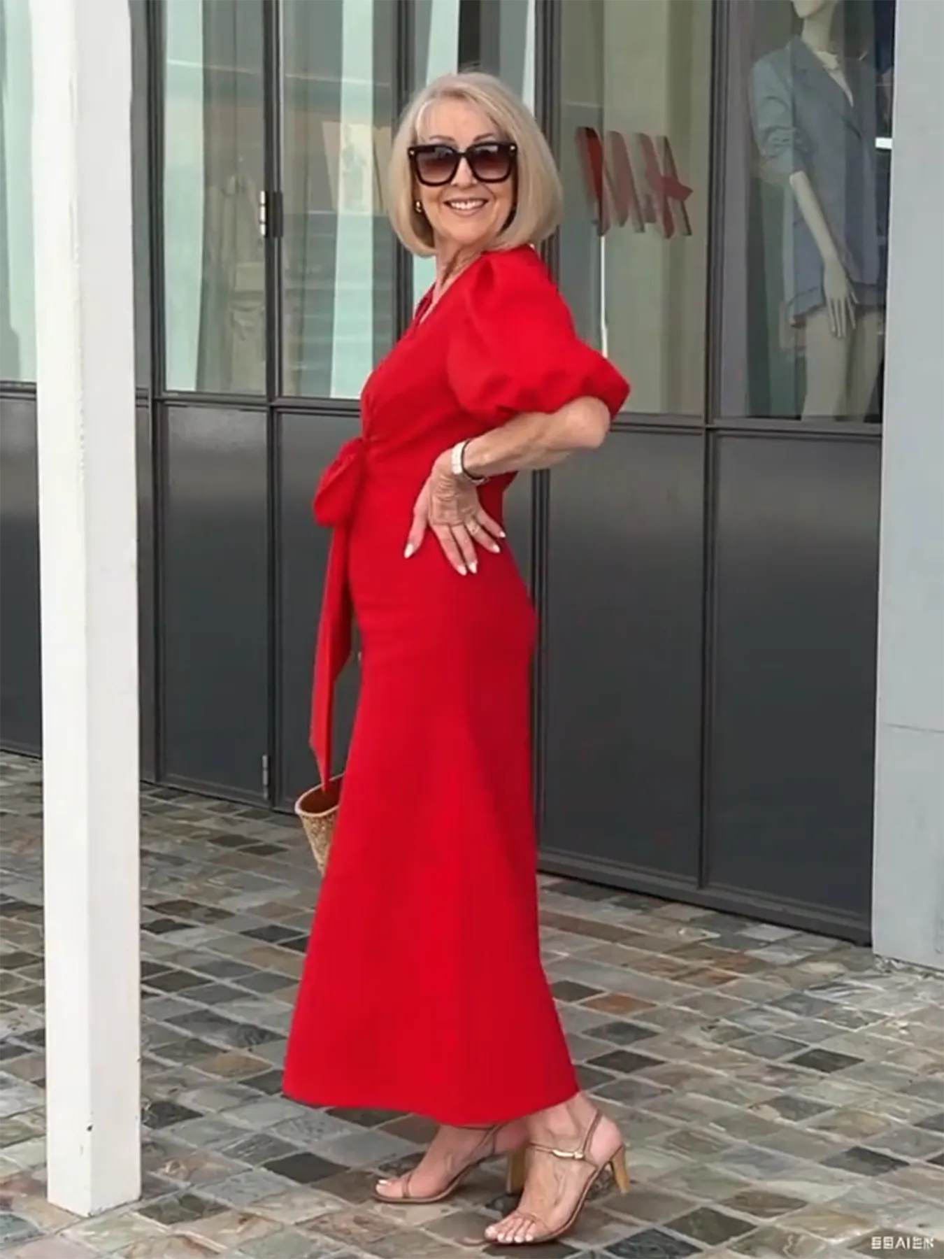 Bow Elegant Tunic Dress