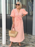 Bow Elegant Tunic Dress